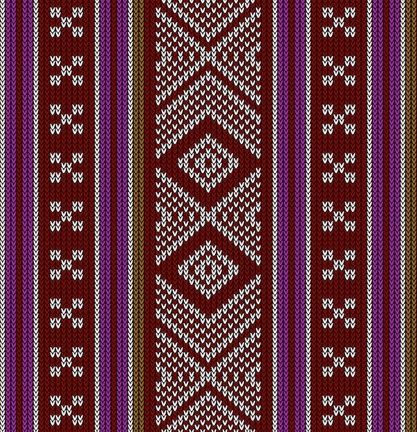 Streszczenie Tribal Aztec Seamless Pattern