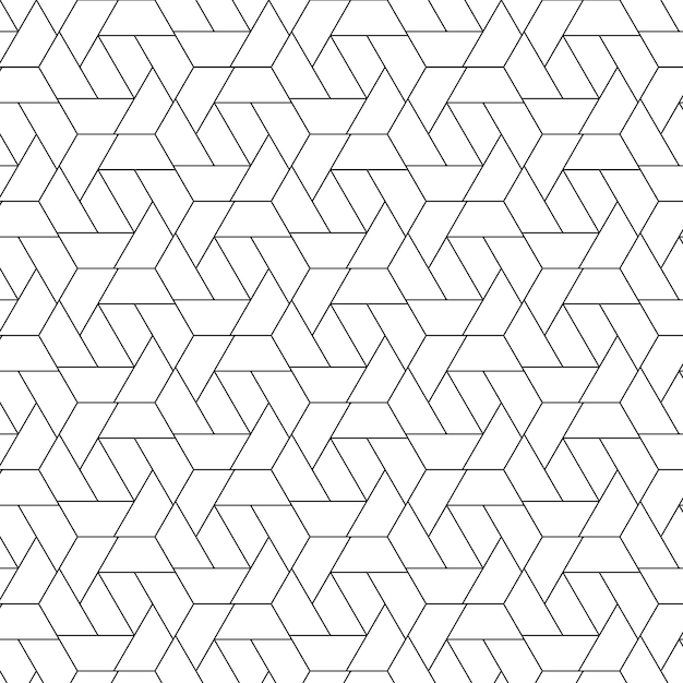 Streszczenie wzór w stylu arabskim Bezszwowych t? A wektora Czarno-bia? E tekstury Graphic nowoczesny wzór