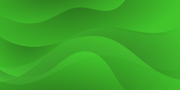streszczenie zielony gradient kolorowy fala tło