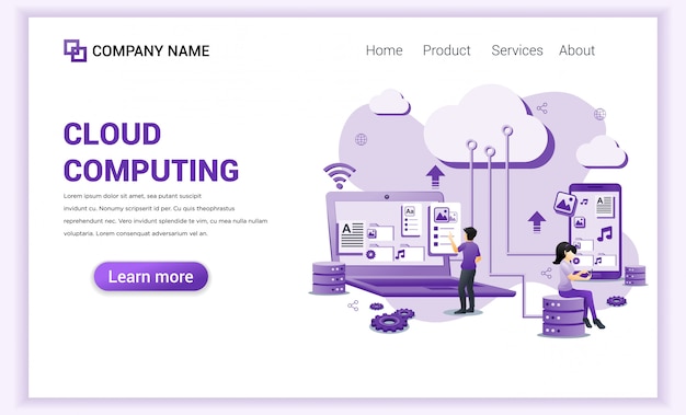 Strona Docelowa Cloud Computing