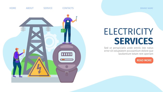 Strona Docelowa Usługi Energii Elektrycznej