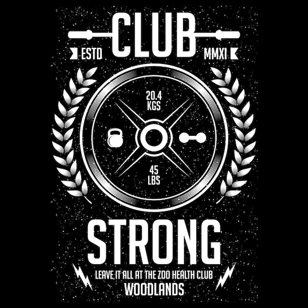 Strong Club, Projektowanie Ilustracji Sportowych