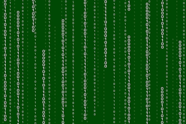 Plik wektorowy strumieniowe tło kodu binarnego
