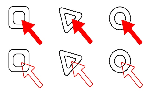 strzałka o geometrycznym kształcie