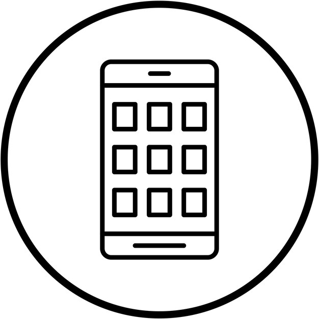 Styl ikon aplikacji mobilnych