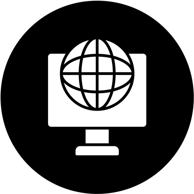 Styl ikon internetowych projektowania wektorowego