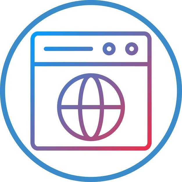Styl ikon projektowania wektorowego Web Vector Design Icon Style