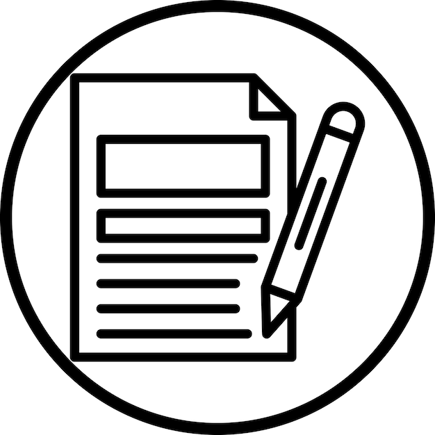 Styl ikon redakcyjnych projektowania wektorowego