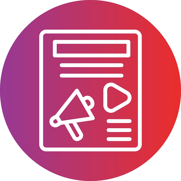 Styl ikon reklamowych projektowania wektorowego