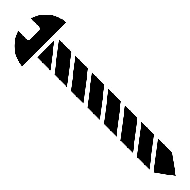 Plik wektorowy styl ikon śrub wektorowych