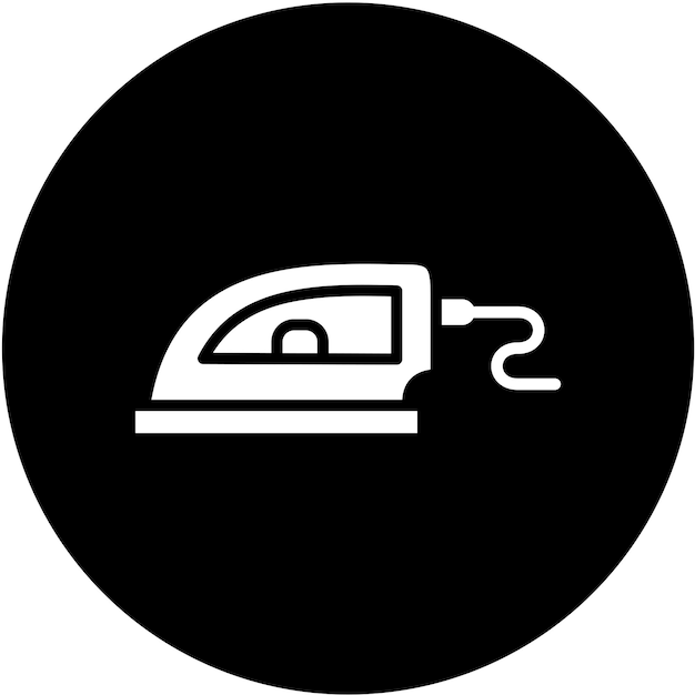 Styl ikon żelaza projektowania wektorowego