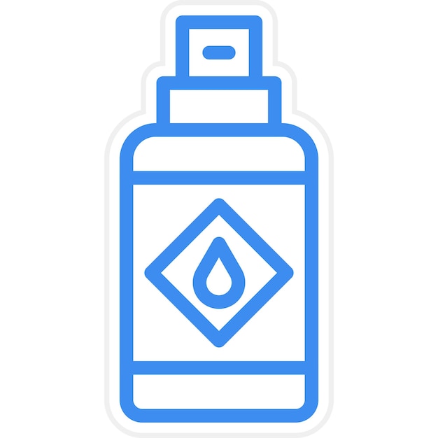 Styl ikony aerosolu wektorowego