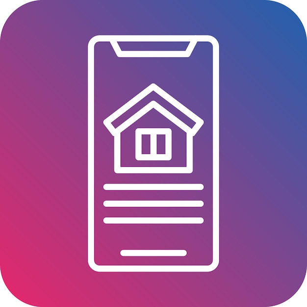Styl ikony aplikacji Vector Design House