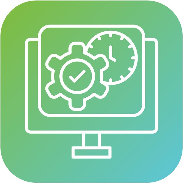 Styl ikony aplikacji Vector Design Project Management
