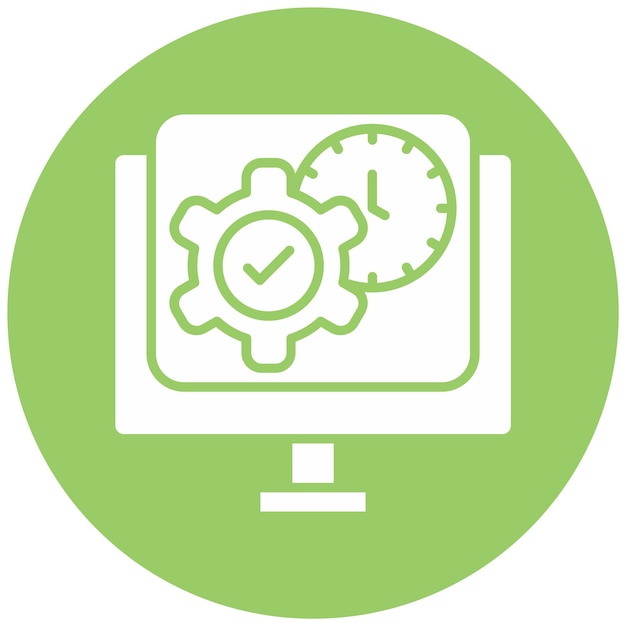 Styl ikony aplikacji Vector Design Project Management