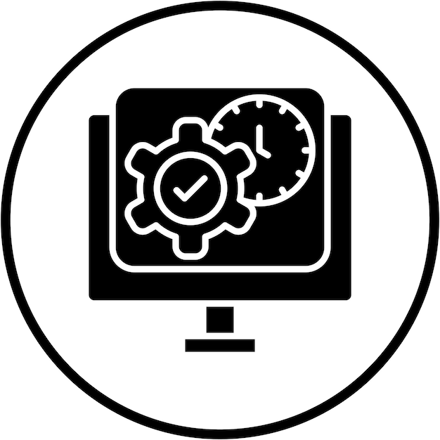 Styl ikony aplikacji Vector Design Project Management