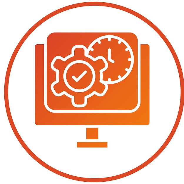 Styl ikony aplikacji Vector Design Project Management