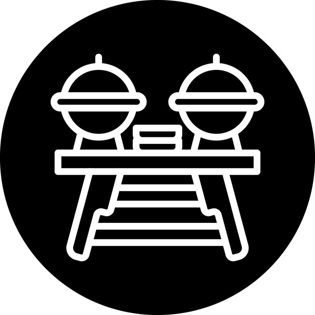 Styl ikony bufetu projektowania wektorowego