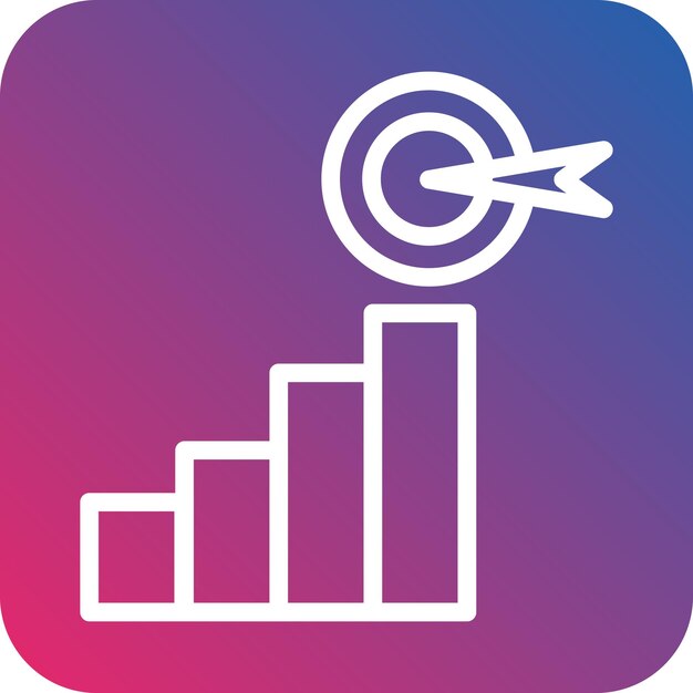 Styl ikony celowego projektu wektorowego
