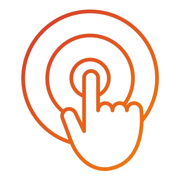 Styl ikony celowego projektu wektorowego