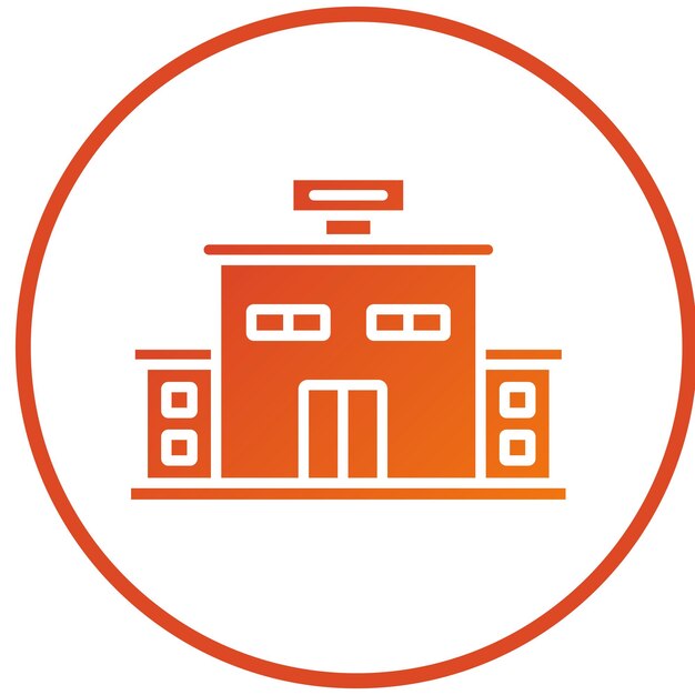 Styl ikony centrum handlowego Vector Design