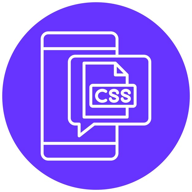 Plik wektorowy styl ikony css wektorowego projektowania