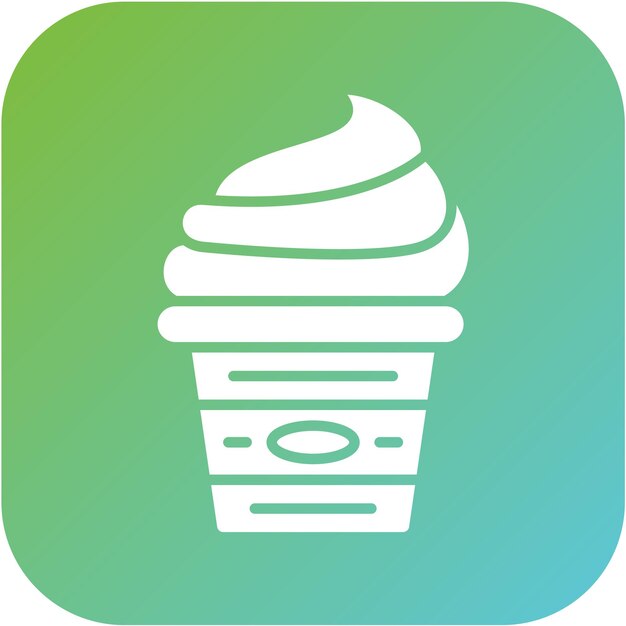 Styl ikony cupcake