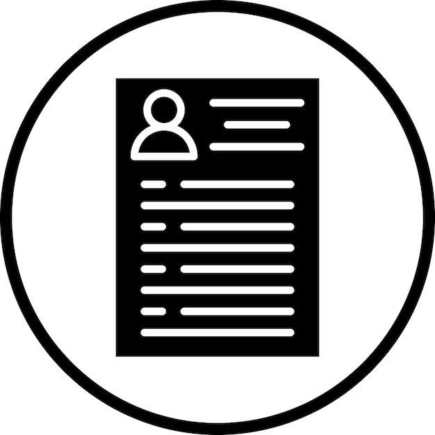 Styl ikony CV