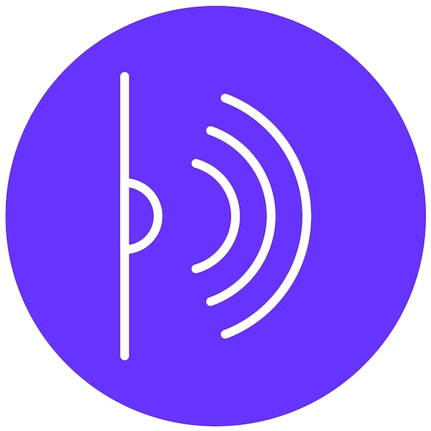 Styl ikony czujnika podczerwonego projektowania wektorowego