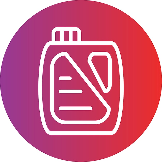 Styl ikony detergentu wektorowego