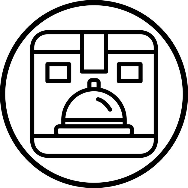 Styl ikony dostarczania projektu wektorowego
