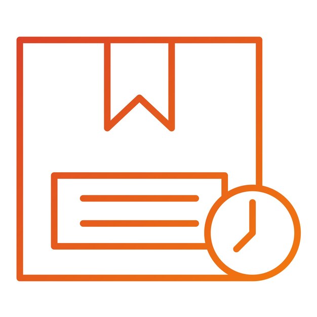 Styl ikony dostarczania projektu wektorowego