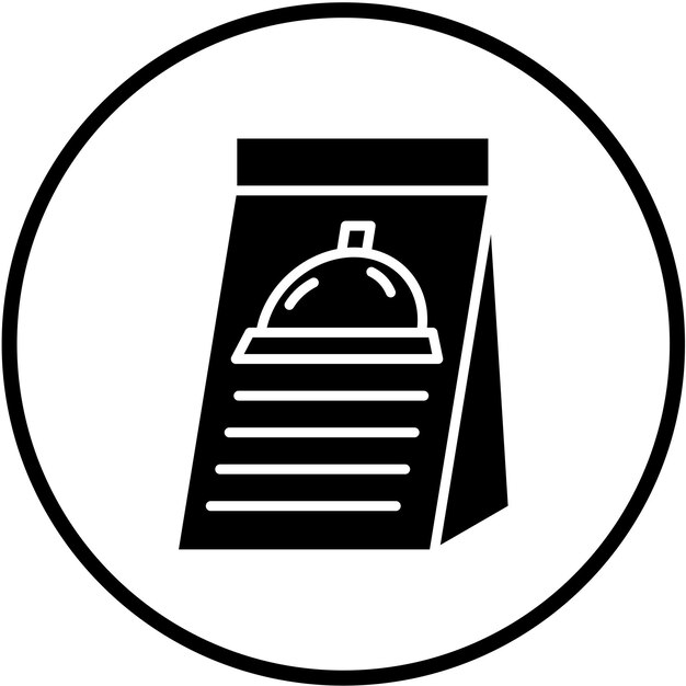 Styl ikony dostarczania projektu wektorowego