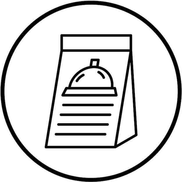 Styl ikony dostarczania projektu wektorowego