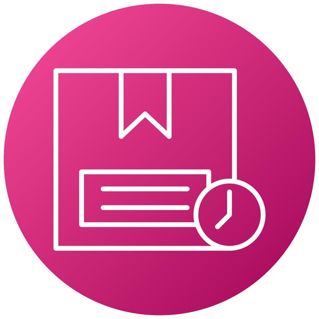 Styl ikony dostarczania projektu wektorowego
