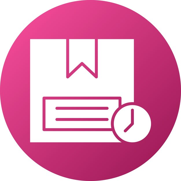Styl ikony dostarczania projektu wektorowego