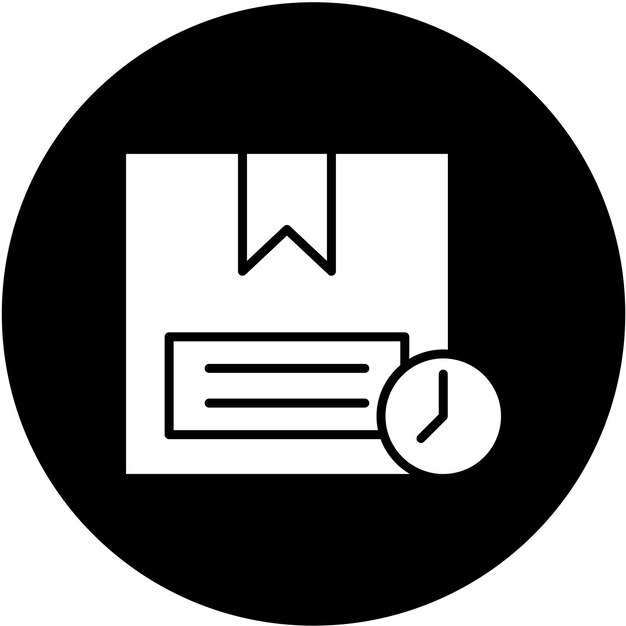 Styl ikony dostarczania projektu wektorowego