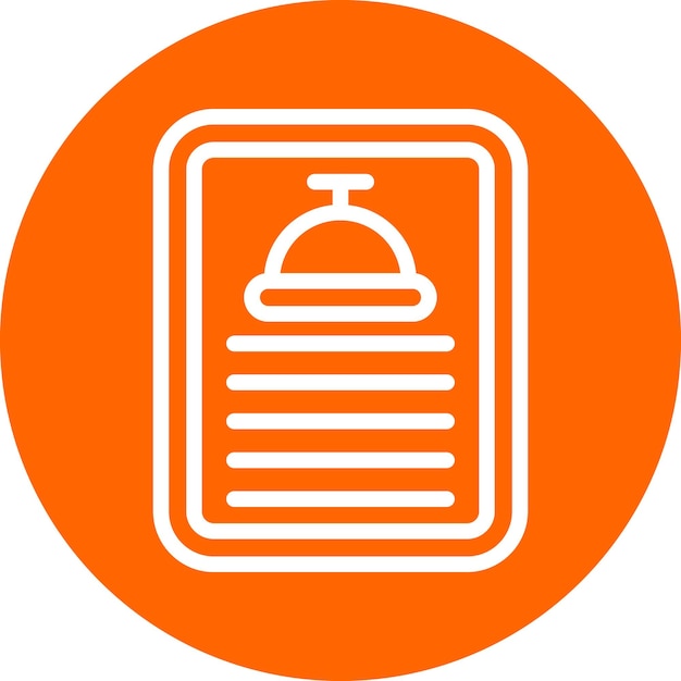Styl ikony dziennego menu wektorowego projektowania