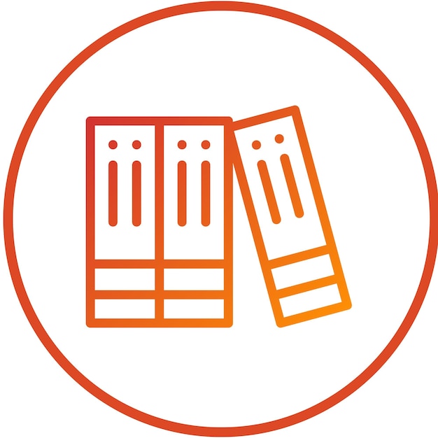 Styl ikony folderu Vector Design Binders