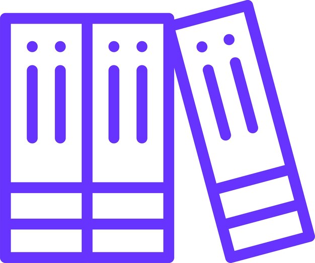 Styl ikony folderu Vector Design Binders