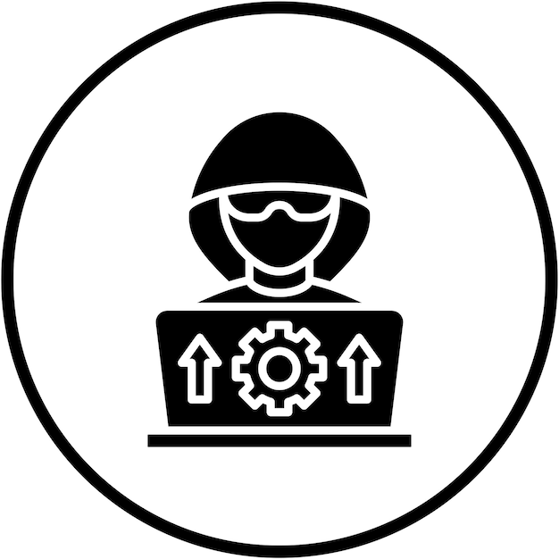 Styl ikony hakowania wzrostu projektowania wektorowego