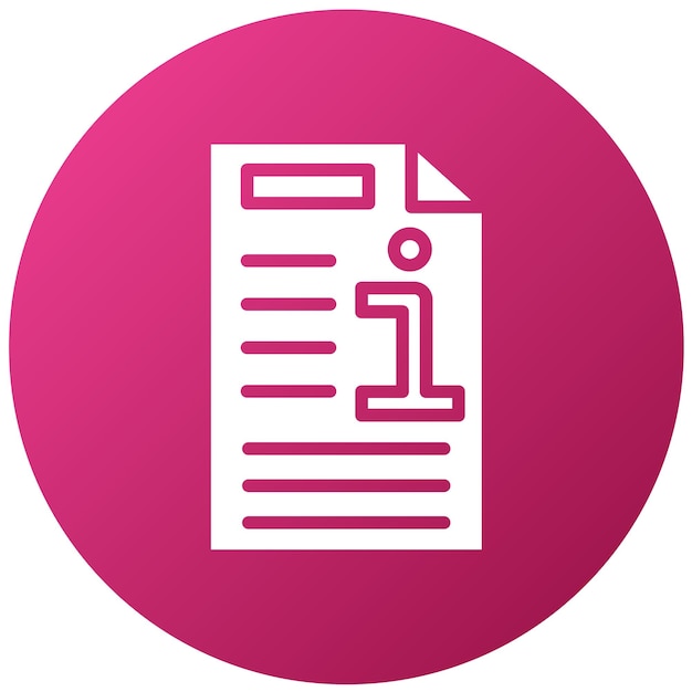 Styl ikony informacji o projektowaniu wektorowym