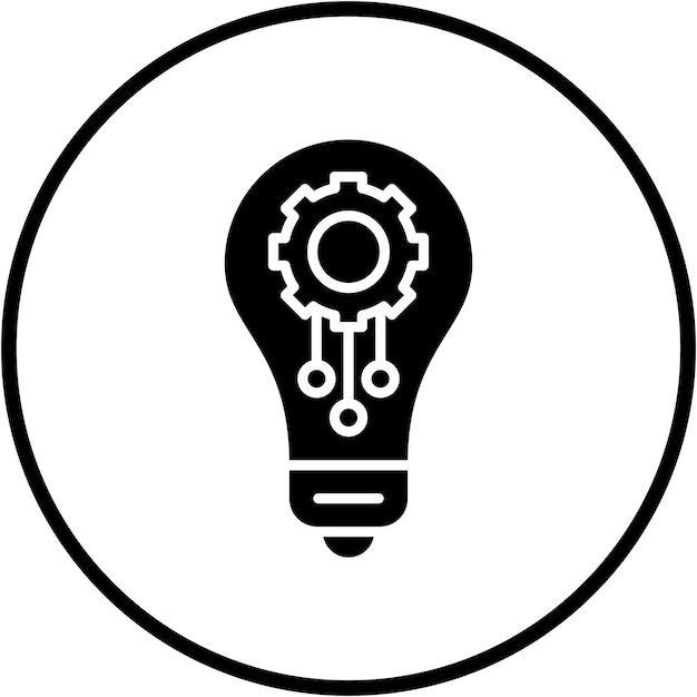 Styl ikony innowacji w projektowaniu wektorowym