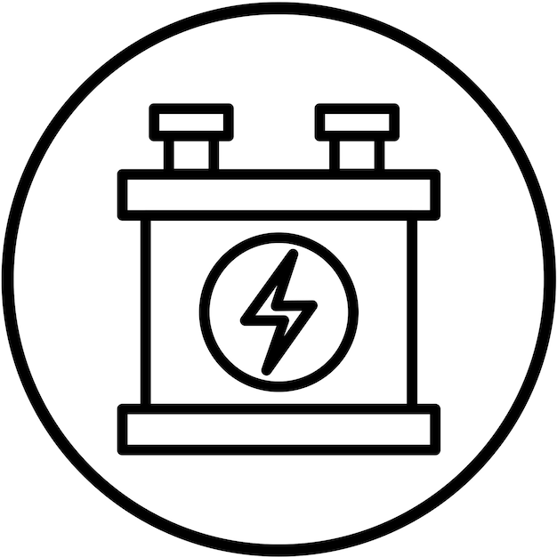 Styl ikony inwertera projektowania wektorowego