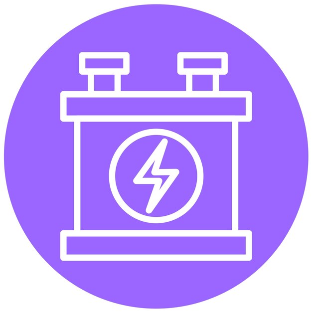 Styl ikony inwertera projektowania wektorowego
