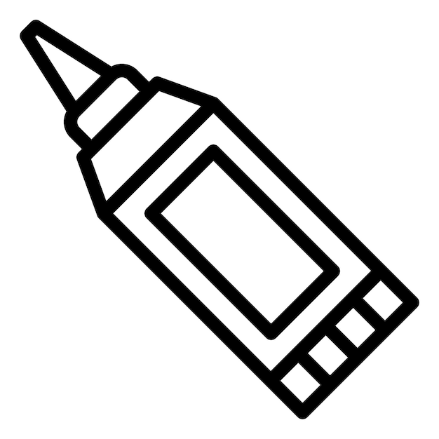 Styl ikony kleju projektowania wektorowego