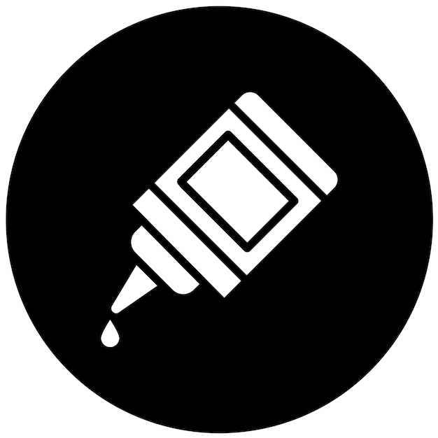 Styl ikony kleju projektowania wektorowego