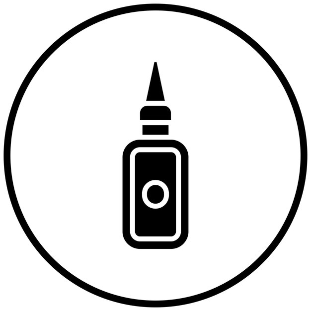 Styl ikony kleju projektowania wektorowego