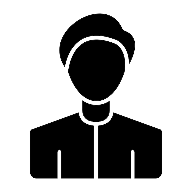 Styl ikony klienta projektowania wektorowego