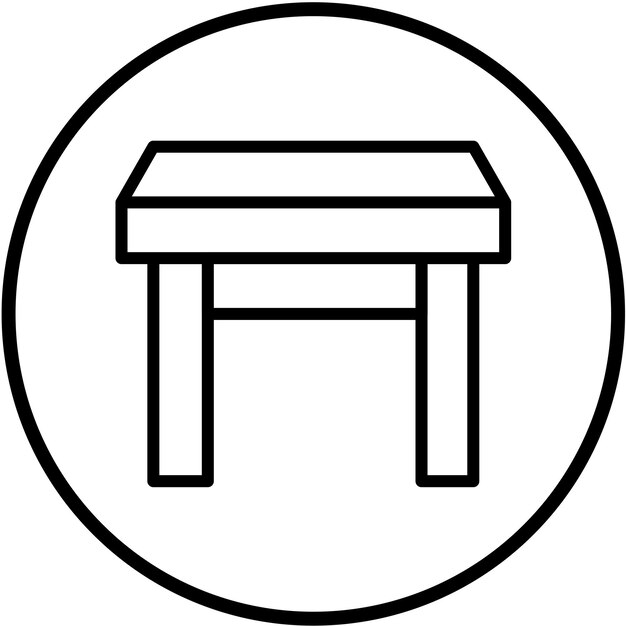 Styl ikony końcowej tabeli projektowania wektorowego